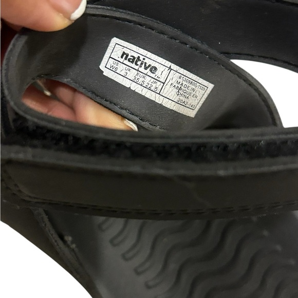 Kids Black Sandals - Picture 2 of 7